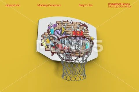 Basketball Hoops Mockup PSD Template