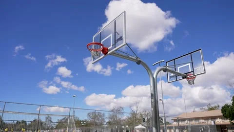 Basketball hoops, slow motion Stock-Footage 234237068