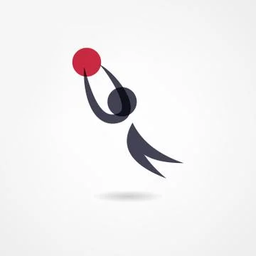 Basketball icon Stock Illustration