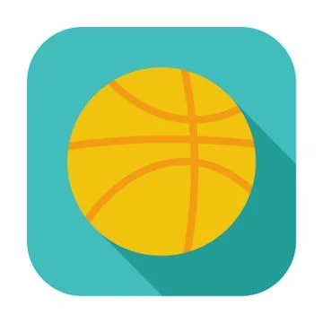 Basketball icon. Stock Illustration