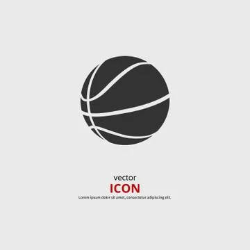 Basketball icon Stock Illustration
