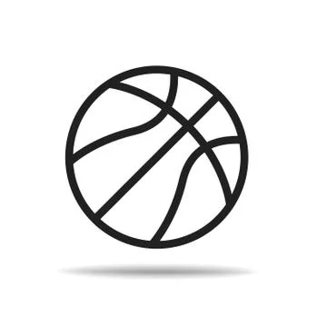 Basketball icon Stock Illustration