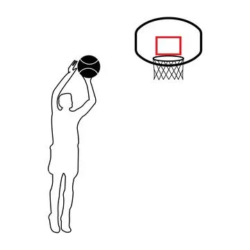 Basketball icon Stock Illustration