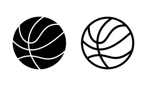 Basketball icon vector. basketball logo vector icon Stock Illustration