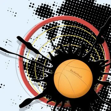 Basketball Stock Illustration