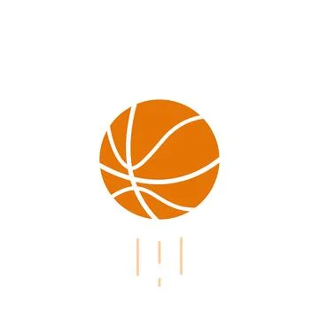 Basketball. Illustrazione stock