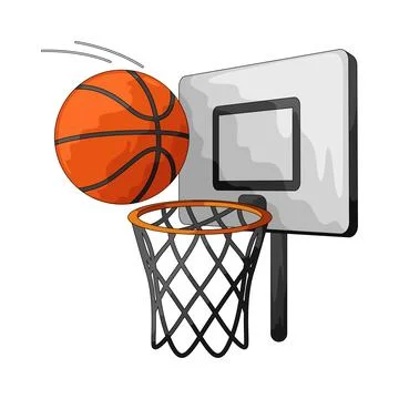 Basketball illustration 스톡 일러스트