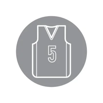 Basketball Jersey Stock-Illustration