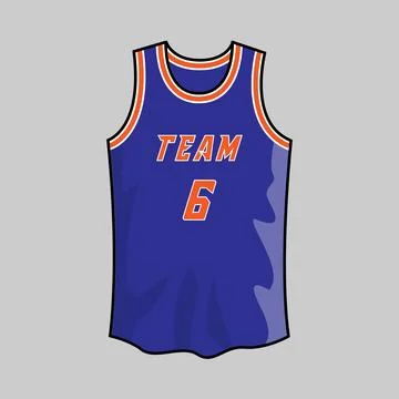 Basketball Jersey Stock Illustration