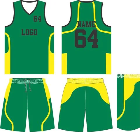Basketball jersey or sport uniform, shorts, template for basketball club Vectors Stock Illustration