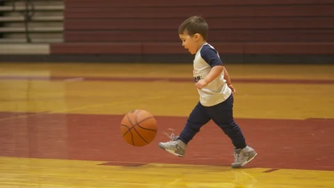 Basketball Jog Stock Footage 88602040