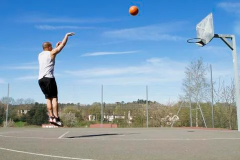 Basketball Jump Shot Stock Photos