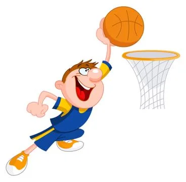 Basketball kid Stock Illustration