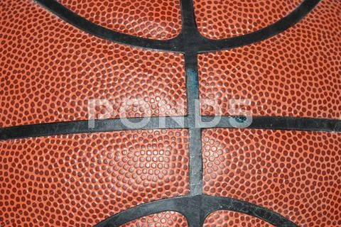 Basketball leather texture Stock Photos