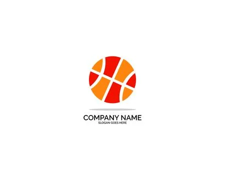 Basketball Logo Design Stock Illustration