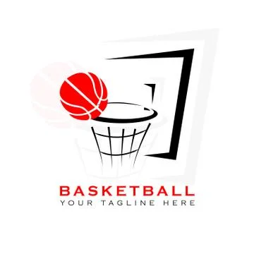 BASKETBALL LOGO Stock Illustration