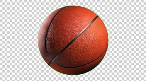 Basketball, loop seamless, alpha channel Stock Footage 46526241