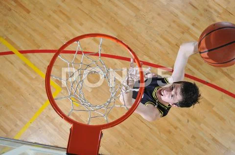 Basketball man Stock Photos