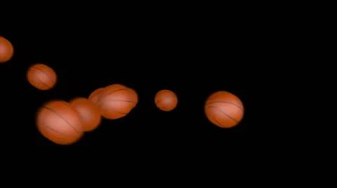 Basketball many Stock Footage 12134615