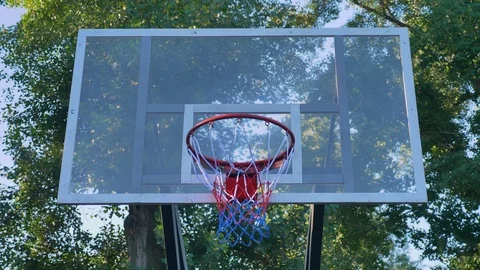 Ball Missing Basketball Hoop Stock Footage ~ Royalty Free Stock Videos ...