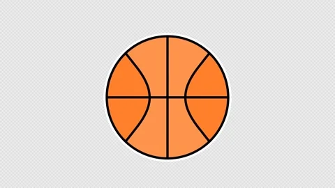 Basketball moving up and down Vidéo 335390407