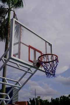 Basketball net Stock Photos