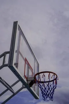 Basketball net Stock Photos