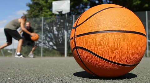Basketball One on One Stock Footage 28160054