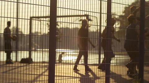 Basketball Outdoor Stock Footage 67446541