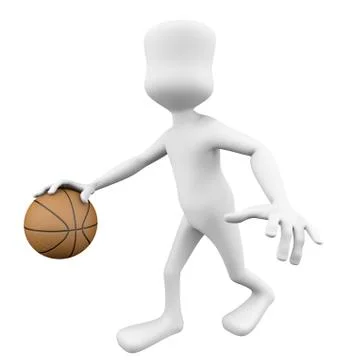 Basketball player Stock Illustration