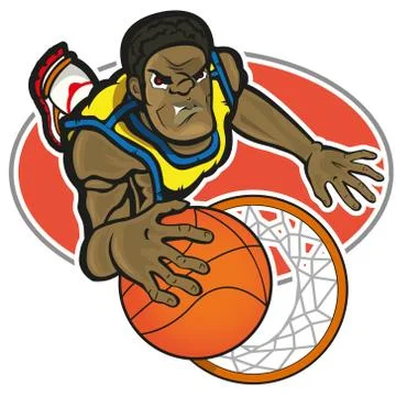 Basketball Player Stock Illustration