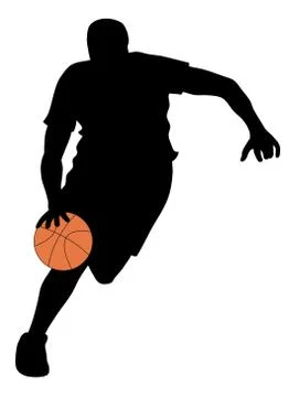 Basketball player Stock Illustration