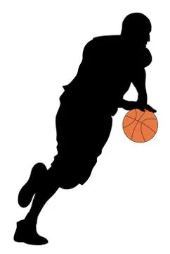 Basketball player Stock Illustration