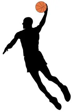 Basketball player Stock Illustration