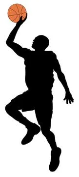 Basketball player Stock Illustration