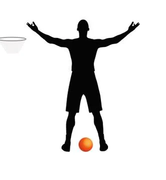 Basketball player Stock Illustration