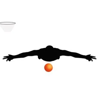 Basketball player Stock Illustration