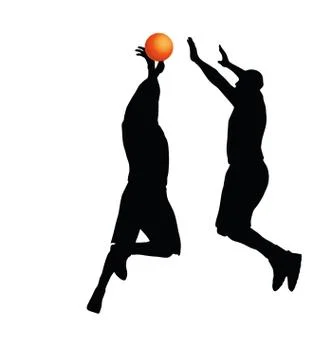 Basketball player Illustrazione stock