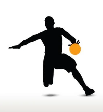 Basketball player Stock Illustration
