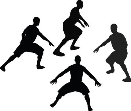 Basketball player Stock Illustration