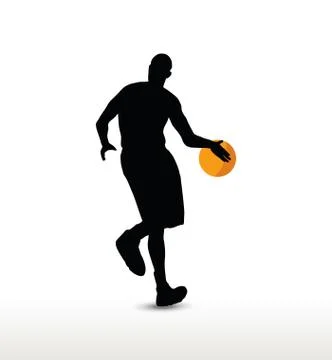 Basketball player Stock Illustration
