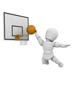 Basketball player Stock Illustration