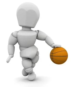 Basketball player Stock Illustration