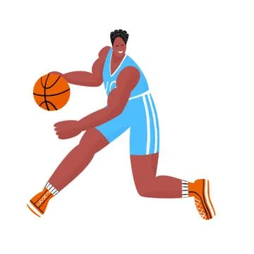 Basketball player Stock Illustration