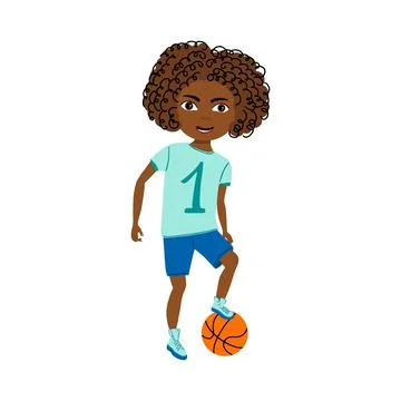 Basketball player Stock Illustration
