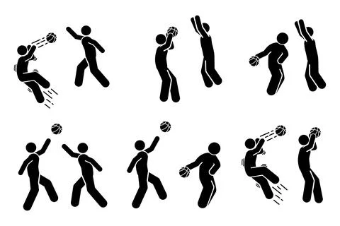 BASKETBALL PLAYER  Stock Illustration