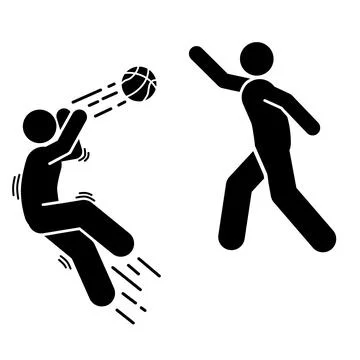 BASKETBALL PLAYER  Stock Illustration