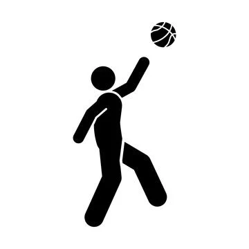BASKETBALL PLAYER  Stock Illustration