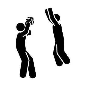 BASKETBALL PLAYER  Stock Illustration