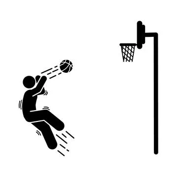 BASKETBALL PLAYER  Stock Illustration